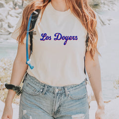 Los Doyers LA Baseball Vintage Soft Unisex T-shirt 