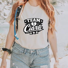 Team Ciara Scamanda Broken Heart Vintage Soft Unisex T-shirt 