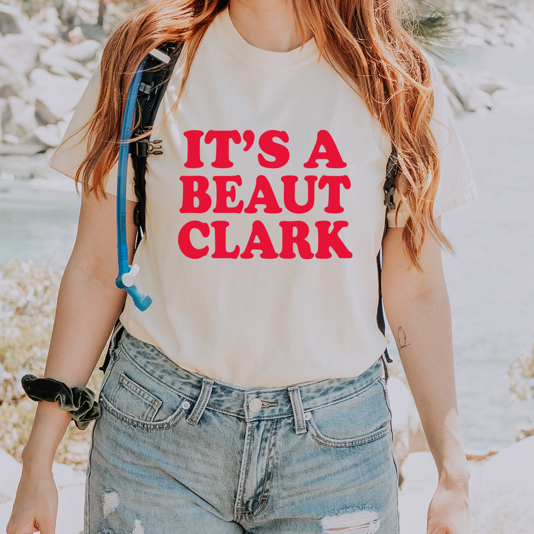 It's a Beaut Clark Festive Christmas Vintage Soft Unisex T-shirt 