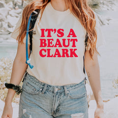 It's a Beaut Clark Festive Christmas Vintage Soft Unisex T-shirt 