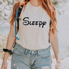 Sleepy - 7 Dwarfs Costume Vintage Soft Unisex T-shirt
