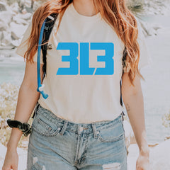 3L3 From The 313 Detroit Football Vintage Soft Unisex T-shirt 