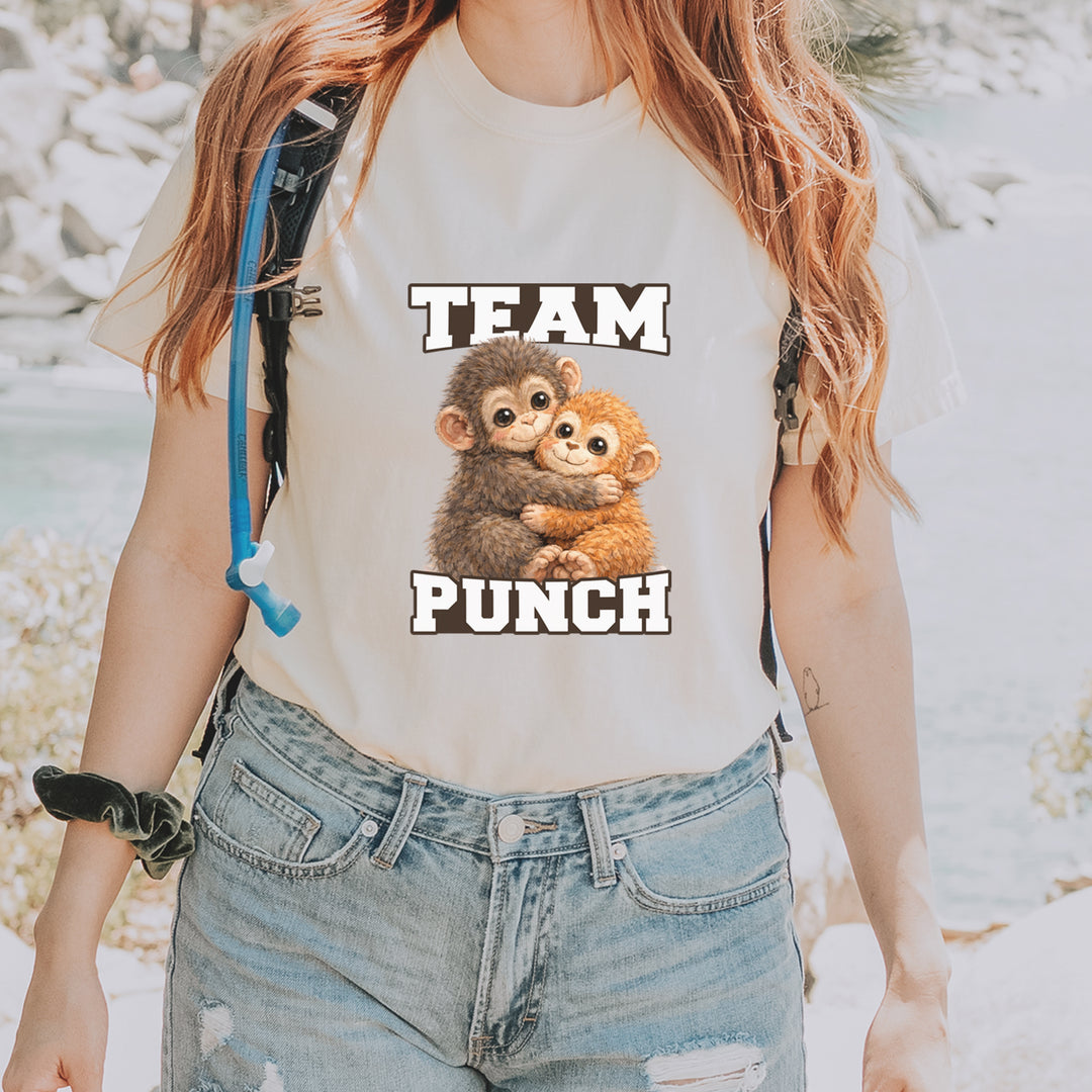 Team Punch Panchi-kun Monkey Vintage Soft Unisex T-shirt 