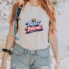 Trust The Throne Crown Philly Hoops Vintage Soft Unisex T-shirt 
