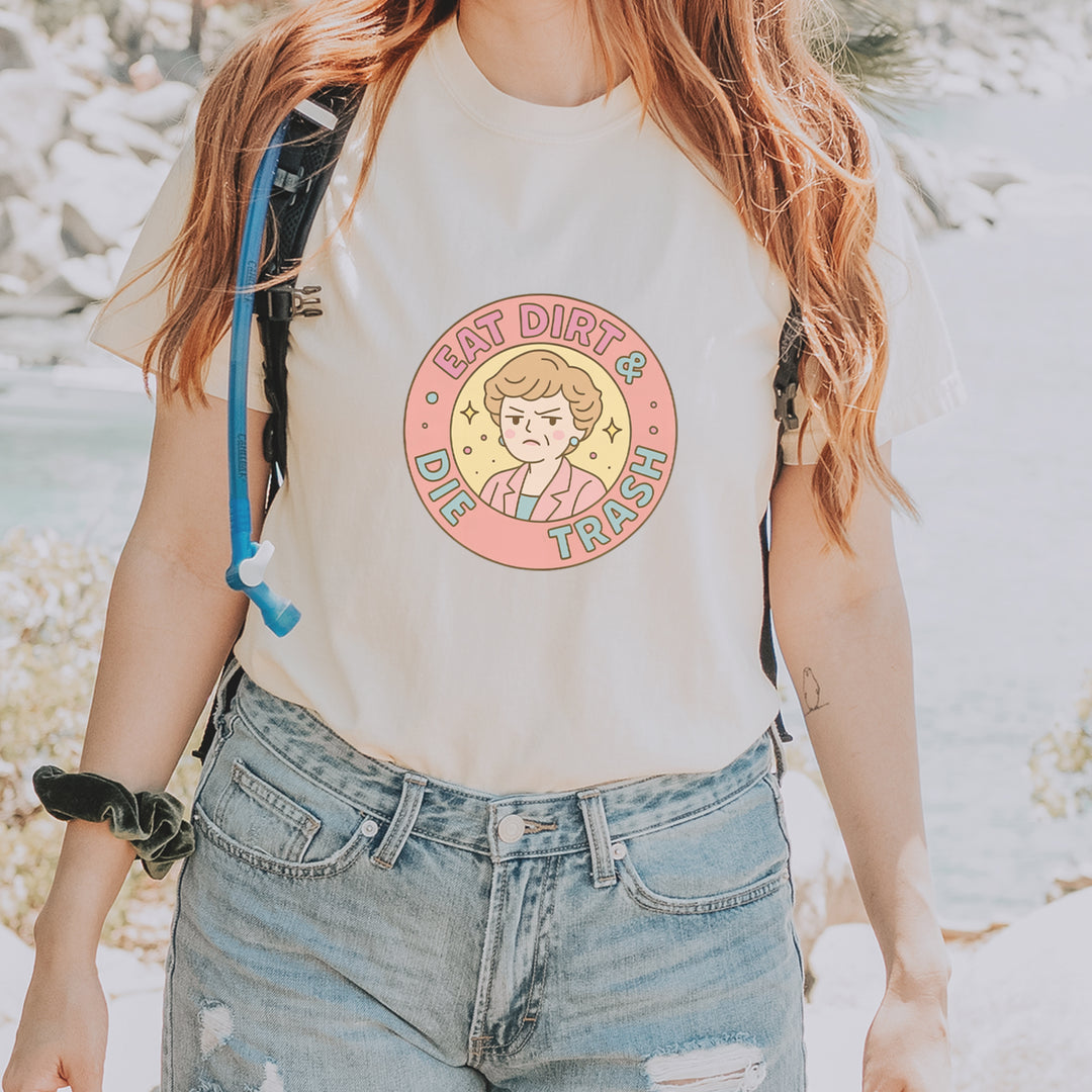 Eat Dirt And Die, Trash Golden Girls Vintage Soft Unisex T-shirt 