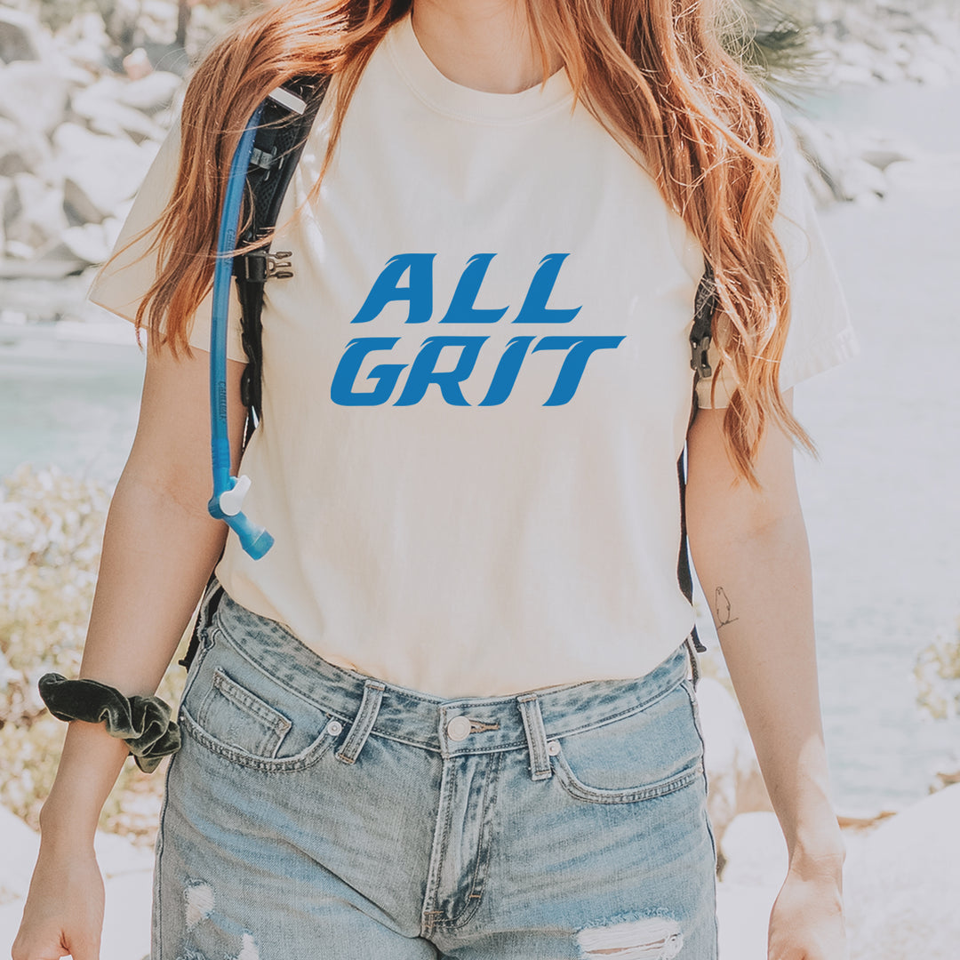 All Grit Detroit Football Vintage Soft Unisex T-shirt 
