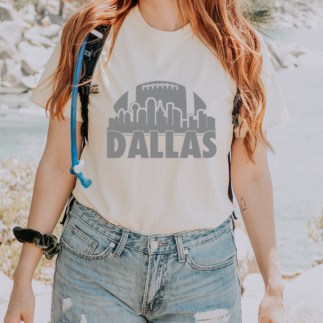 Dallas Texas Skyline Vintage Soft Unisex T-shirt 