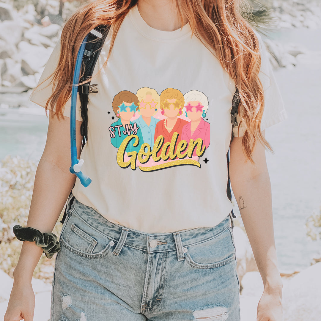 Stay Golden Girls Retro Vintage Soft Unisex T-shirt 