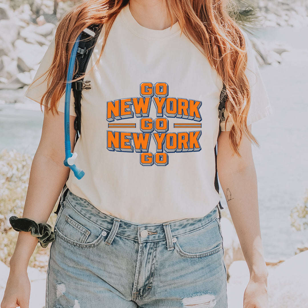Go New York Go Basketball Vintage Soft Unisex T-shirt 