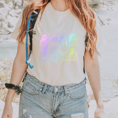 Spooky Season Cute Pastel Halloween Design Vintage Soft Unisex T-shirt 