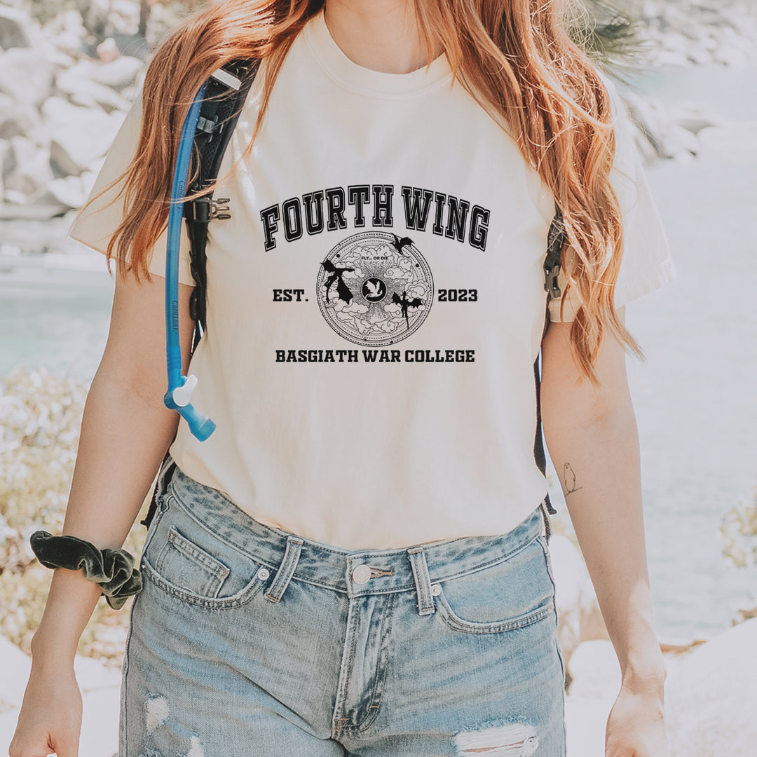 Fourth Wing Basgiath War College Vintage Soft Unisex T-shirt