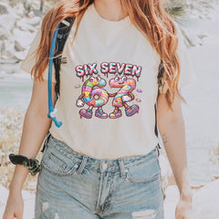 67 Candy Swirl Meme Vintage Soft Unisex T-shirt 