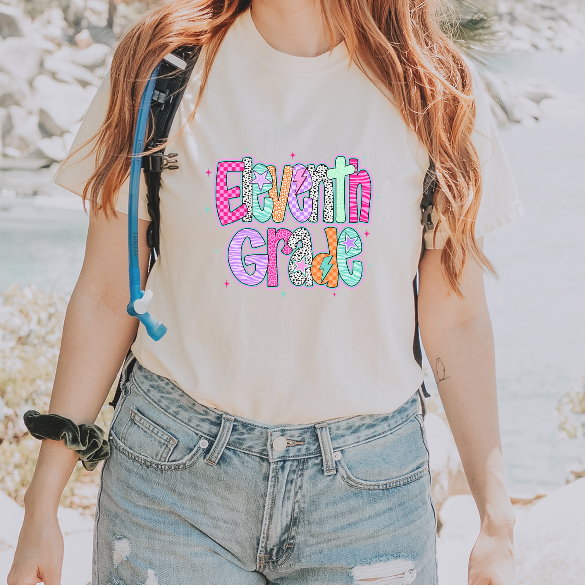 Eleventh Grade Extra Colorful Back to School Vintage Soft Unisex T-shirt 