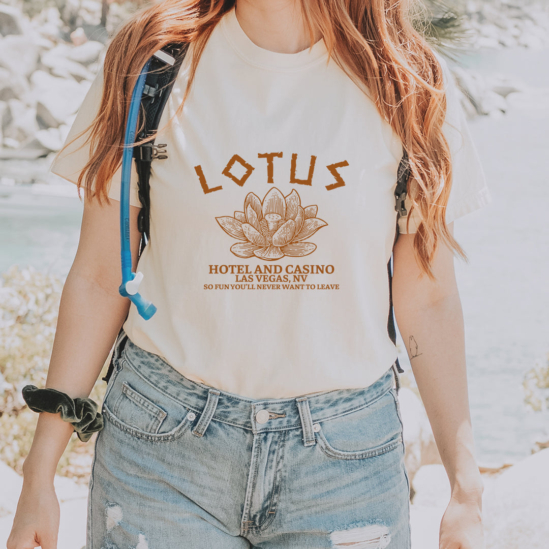 Lotus Hotel and Casino Vintage Soft Unisex T-shirt 