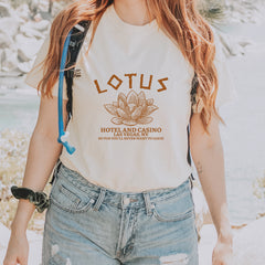 Lotus Hotel and Casino Vintage Soft Unisex T-shirt 
