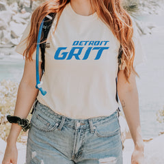 Grit Detroit Football Hard Knocks Vintage Soft Unisex T-shirt 