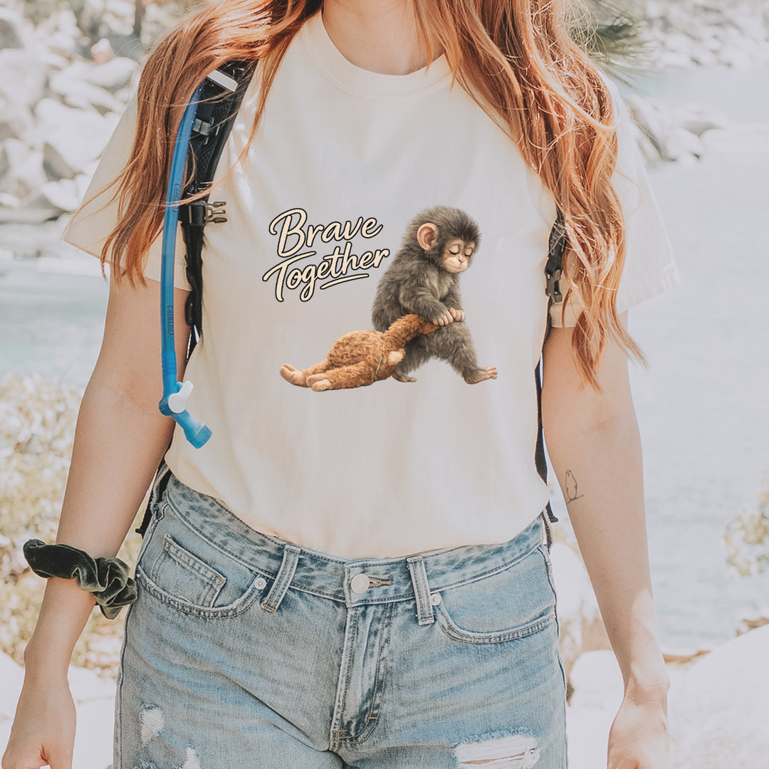 Punch Brave Together Stuffed Animal Vintage Soft Unisex T-shirt 