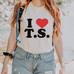 I Heart T.S. Concert Music Lover  Vintage Soft Unisex T-shirt