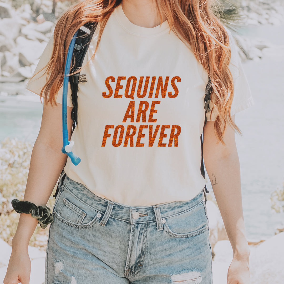 Sequins Are Forever Retro Glam Vintage Soft Unisex T-shirt 