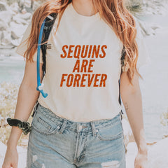Sequins Are Forever Retro Glam Vintage Soft Unisex T-shirt 