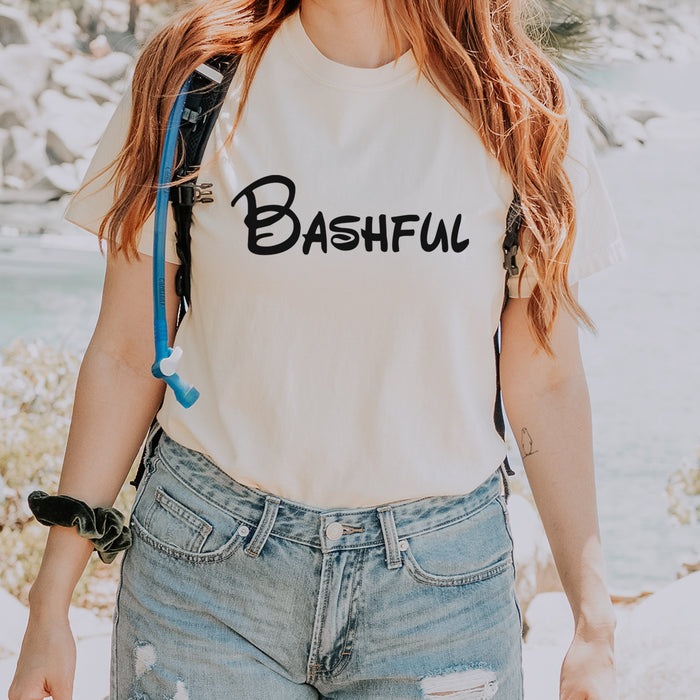 Bashful - 7 Dwarfs Costume Vintage Soft Unisex T-shirt