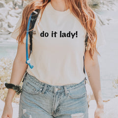 Do It Lady Viral Meme Vintage Soft Unisex T-shirt 
