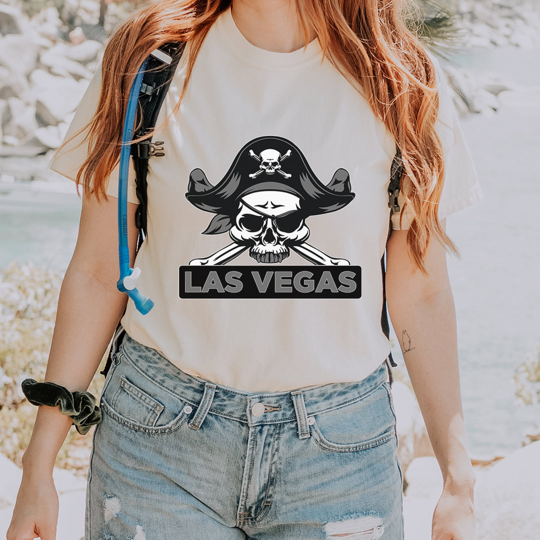 Raider Skull Straight Outta Las Vegas Vintage Soft Unisex T-shirt 