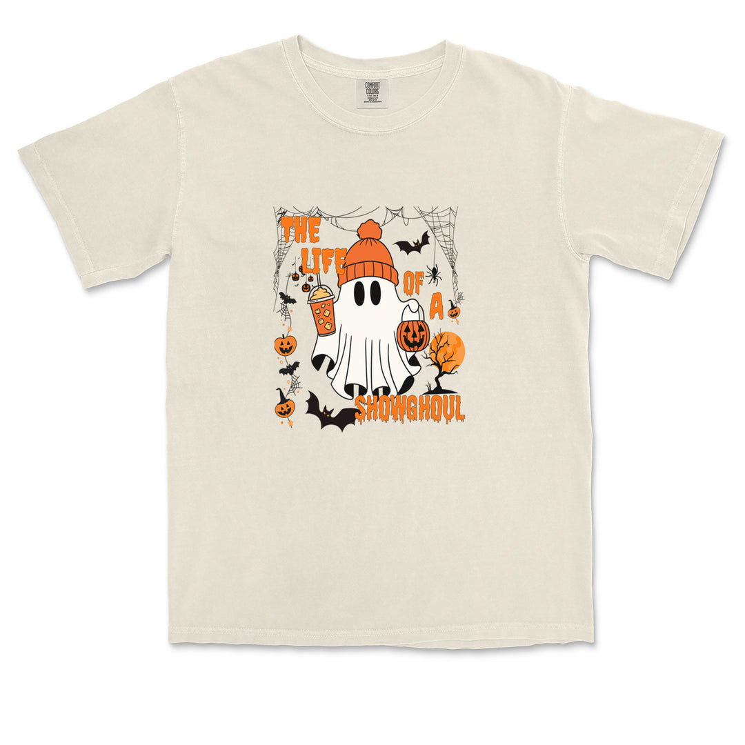 Life of a Showghoul Halloween Showgirl Vibes Vintage Soft Unisex T-shirt 