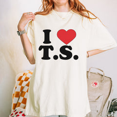 I Heart T.S. Concert Music Lover  Vintage Soft Unisex T-shirt