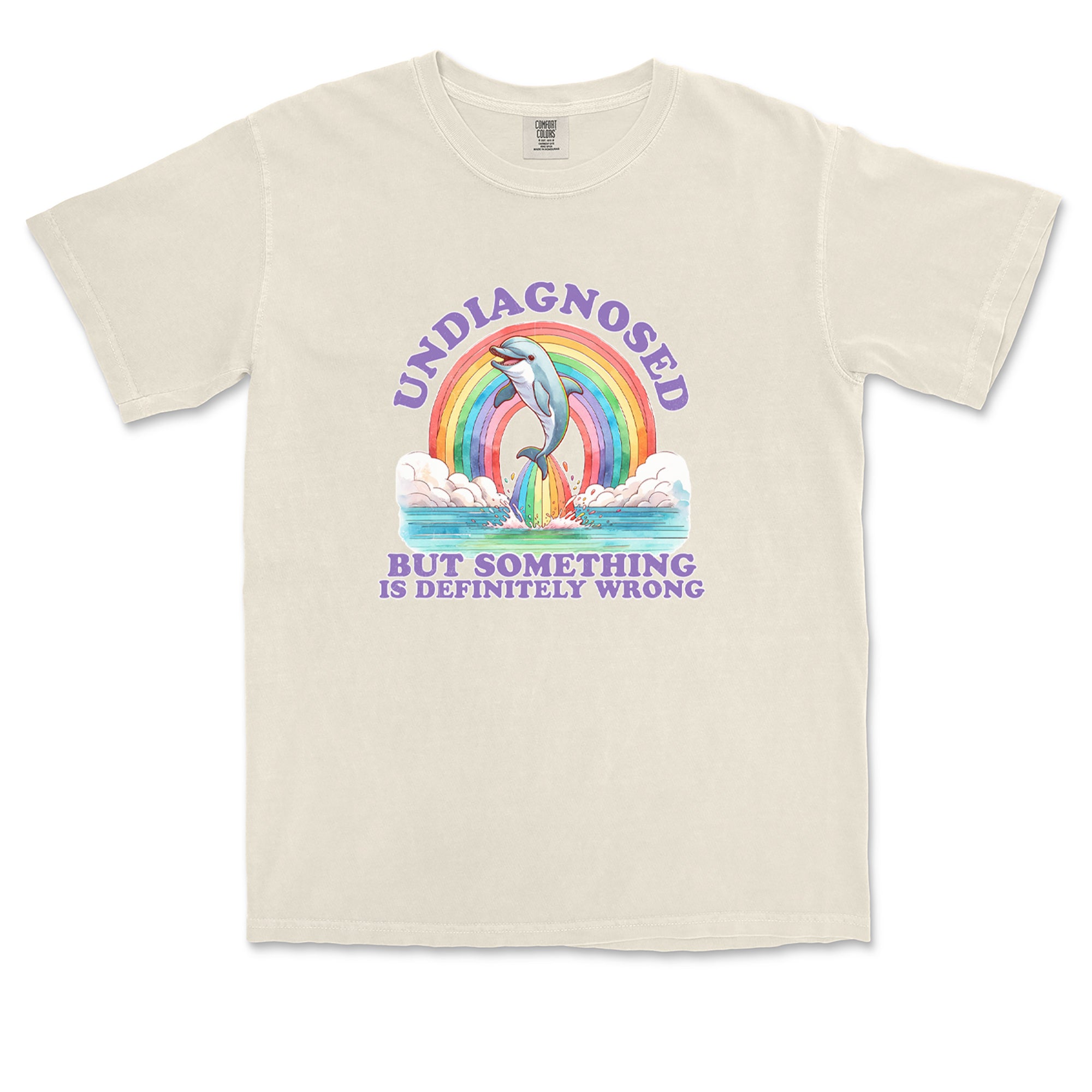 Undiagnosed But Something Is Definitely Wrong Vintage Soft Unisex T-shirt 