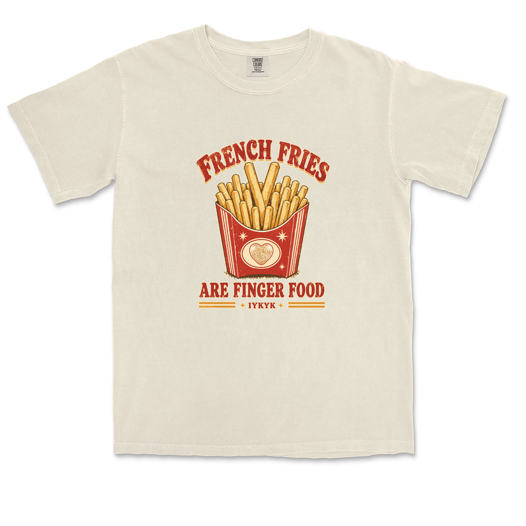 French Fries Are Finger Food IYKYK Vintage Soft Unisex T-shirt 