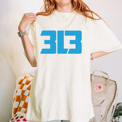 3L3 From The 313 Detroit Football Vintage Soft Unisex T-shirt 