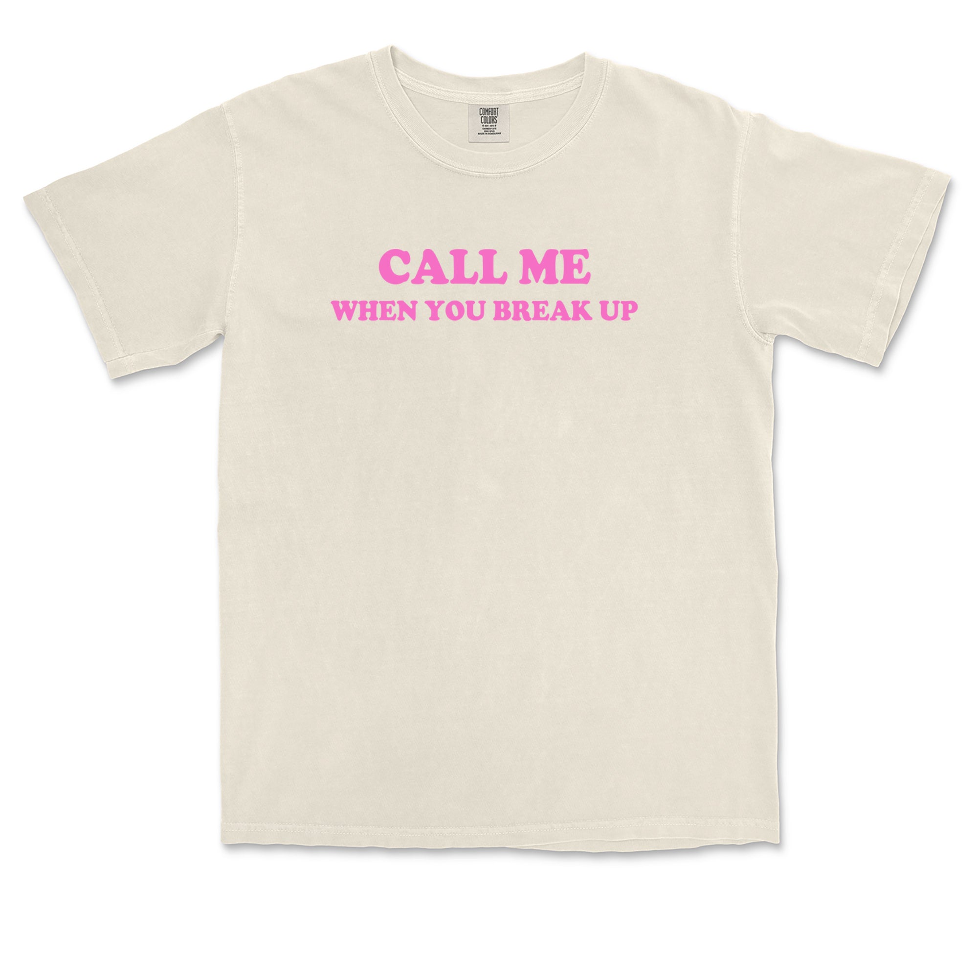 Call ME When You Break Up Vintage Soft Unisex T-shirt 