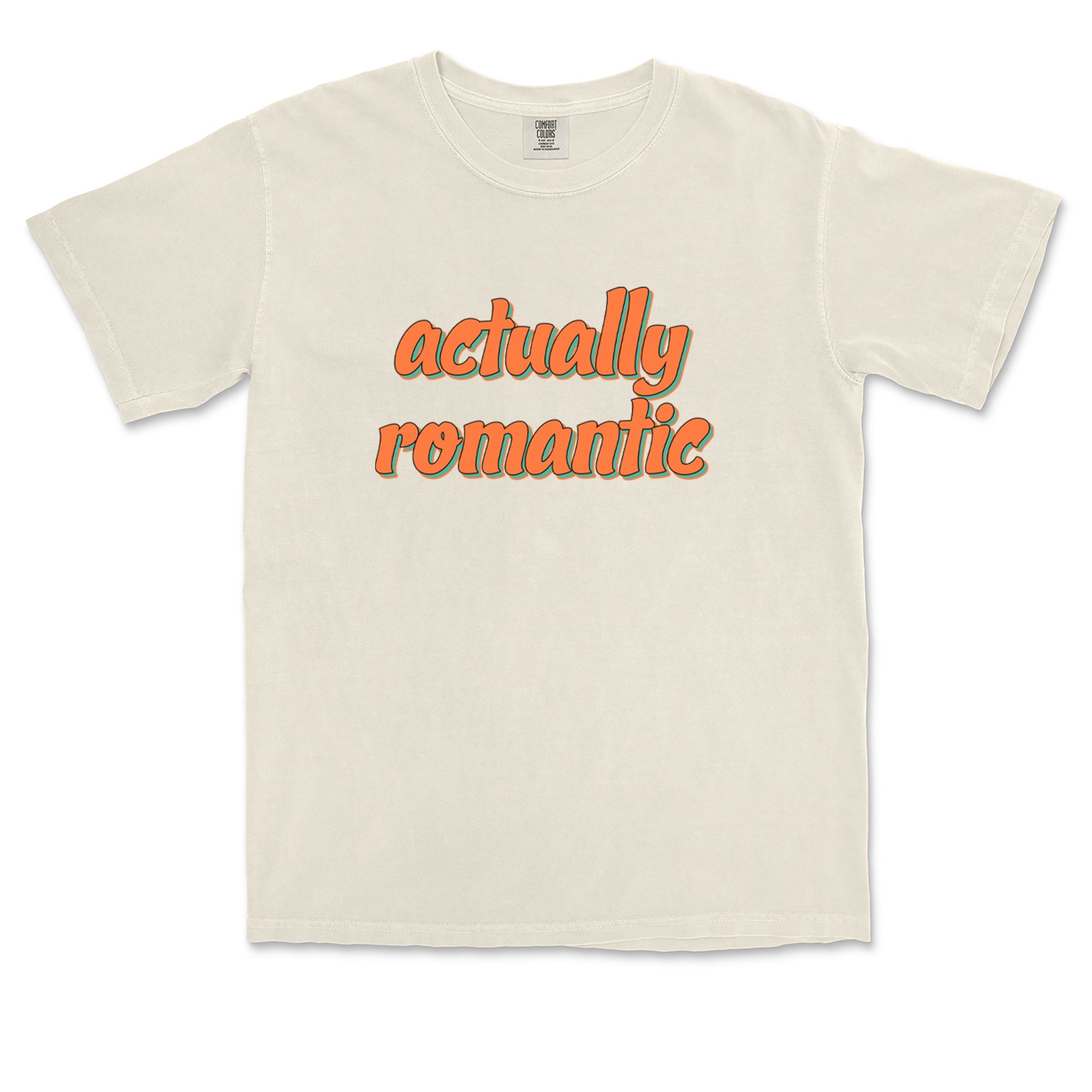 Actually Romantic Vintage Soft Unisex T-shirt 