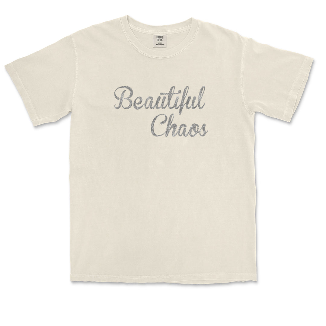 Beautiful Chaos Glitter Music Festival Vintage Soft Unisex T-shirt 