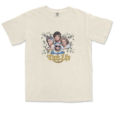 Golden Chain Thug Life Girls Vintage Soft Unisex T-shirt 