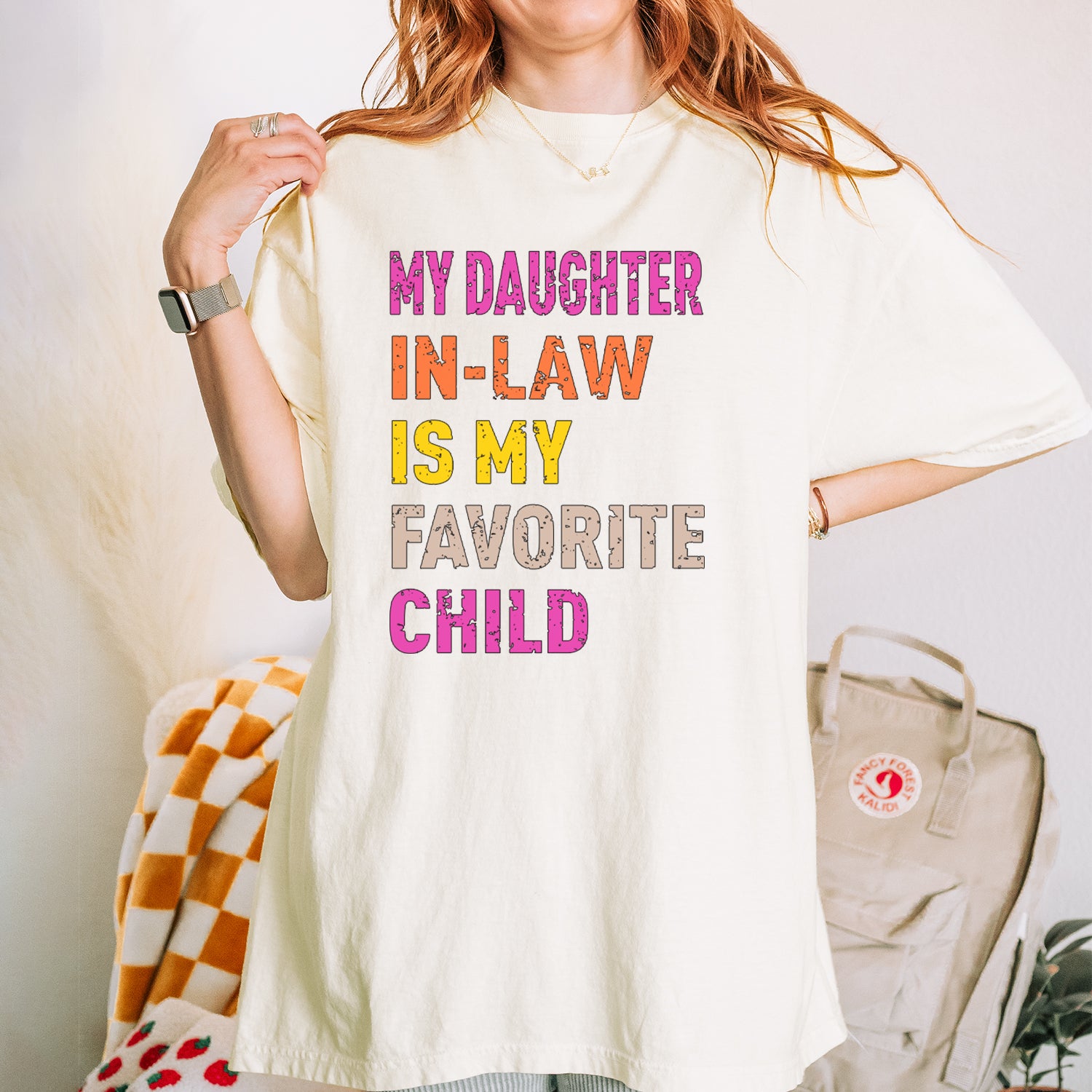 My Daughter In-Law Is My Favorite Child Meme Vintage Soft Unisex T-shirt 