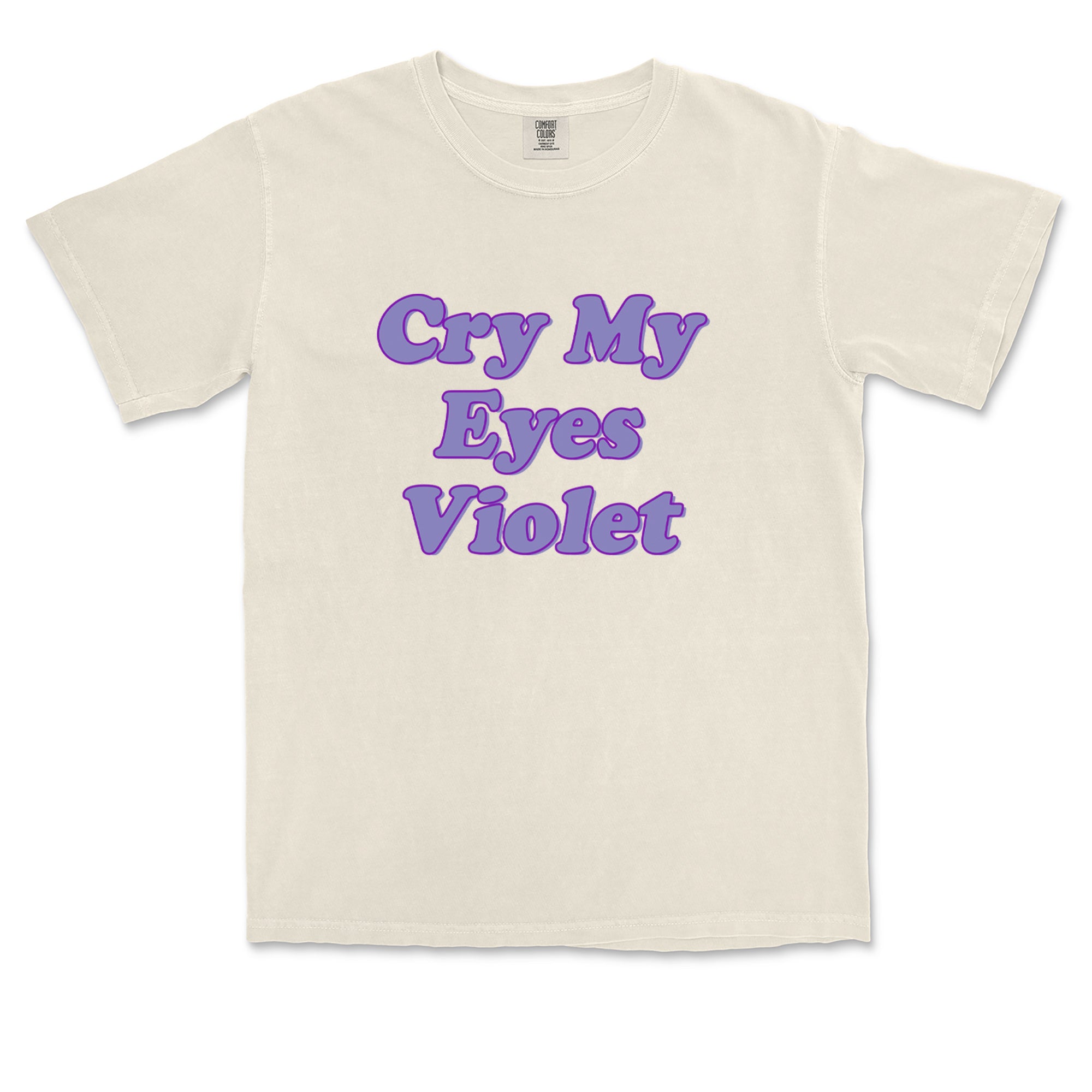 Cry My Eyes Violet Drama Queen Vintage Soft Unisex T-shirt 