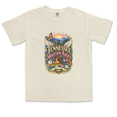 Tennessee Mountain Angel Wings Dolly Vintage Soft Unisex T-shirt 
