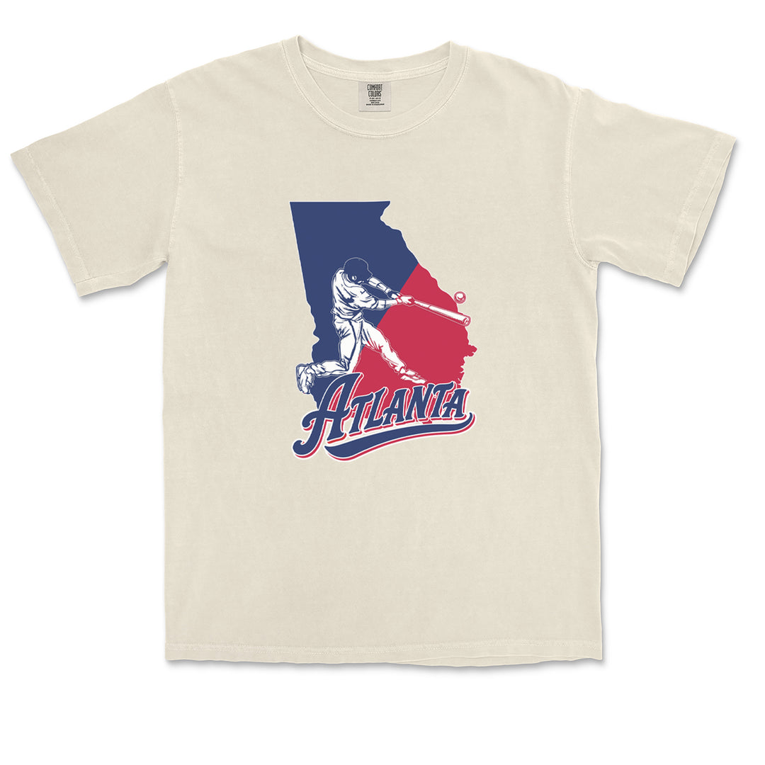 Atlanta Georgia Batter Up Vintage Soft Unisex T-shirt 