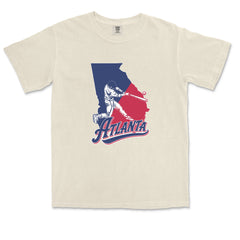 Atlanta Georgia Batter Up Vintage Soft Unisex T-shirt 