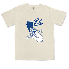 Los Angeles Baseball Batter Up Vintage Soft Unisex T-shirt 