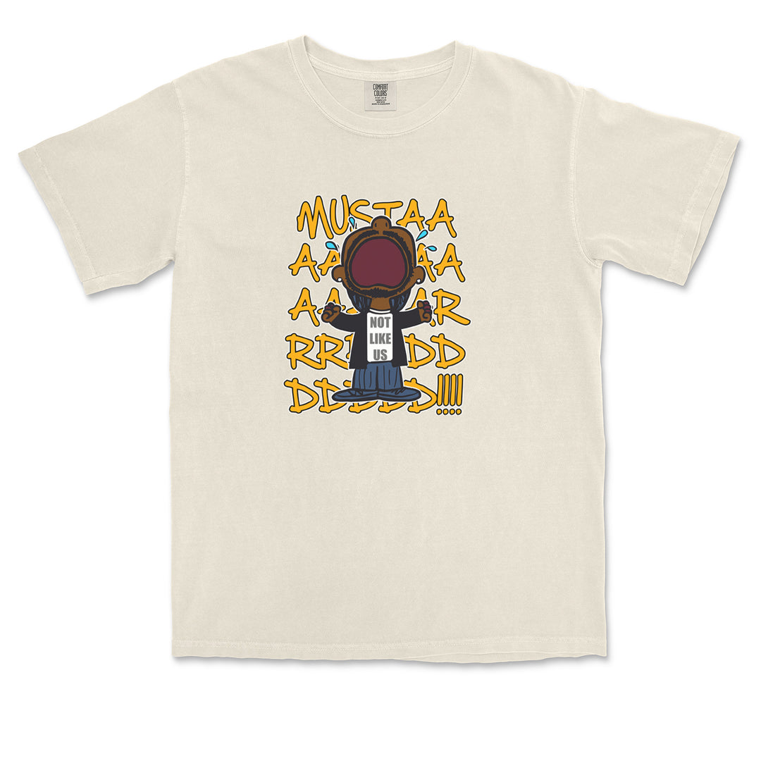 MUSTARD! Not Like Us Tv Off graphic on Garment-Dyed Heavyweight Unisex T-Shirt alternate view 21