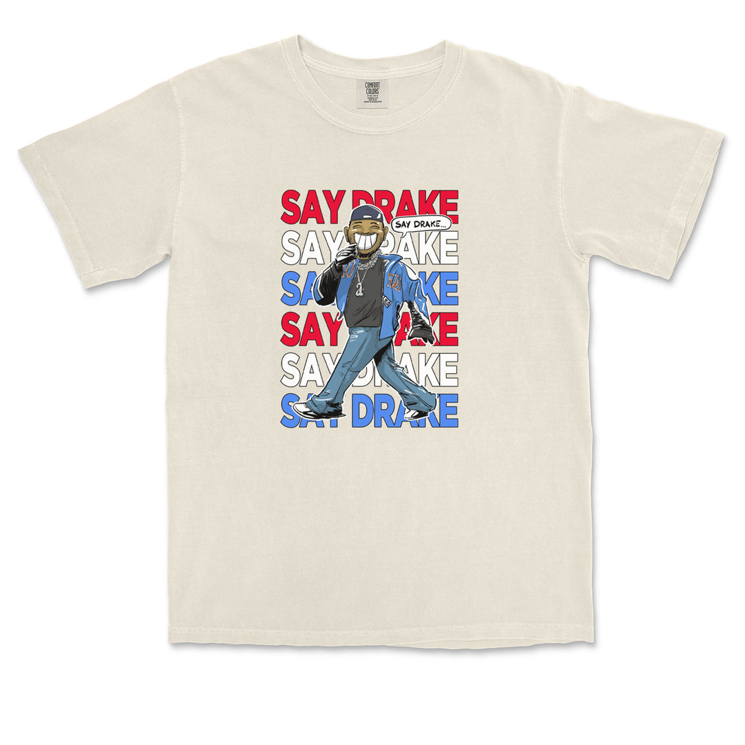 Say Drake Smiling Meme Mustard Vintage Soft Unisex T-shirt 