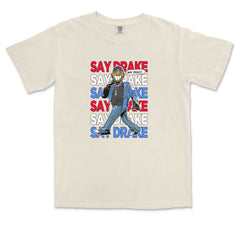 Say Drake Smiling Meme Mustard Vintage Soft Unisex T-shirt 