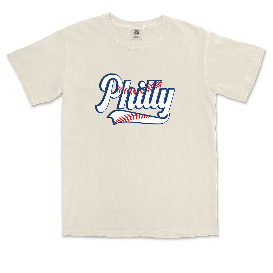 Philly Baseball Stitching Vintage Soft Unisex T-shirt 