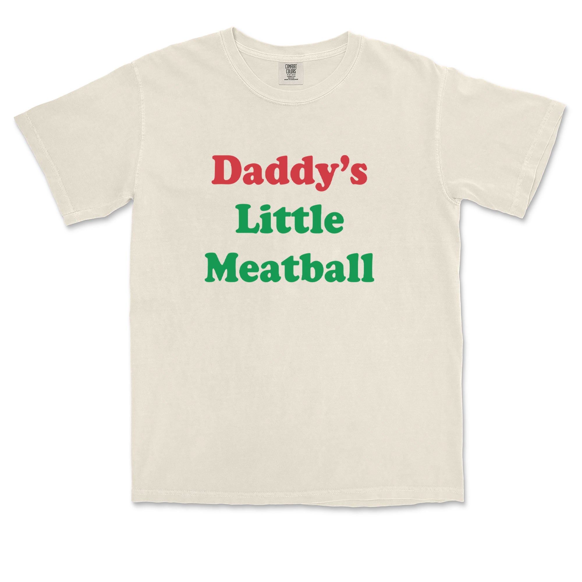 Daddy's Little Meatball Love Island Vintage Soft Unisex T-shirt 