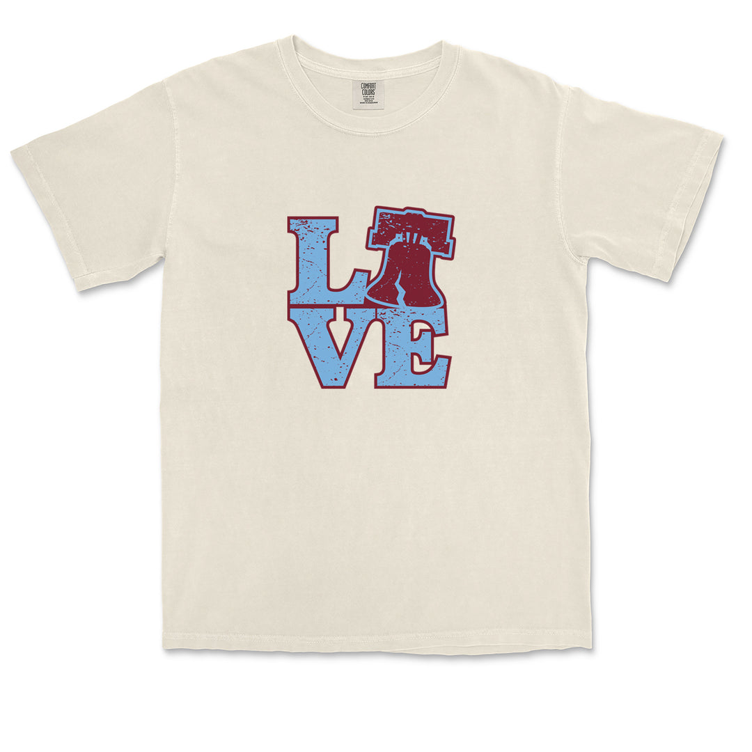 Love Philly Liberty Bell Vintage Soft Unisex T-shirt 