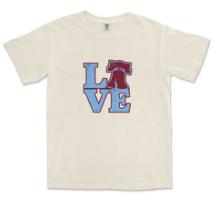 Love Philly Liberty Bell Vintage Soft Unisex T-shirt 
