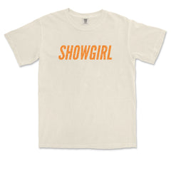 Showgirl Orange Glitter Vintage Soft Unisex T-shirt 
